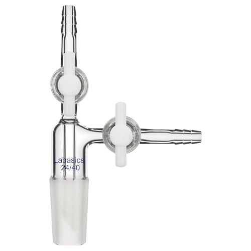 Adaptateur sous vide avec vanne PTFE pour éliminer les fuites de rodage