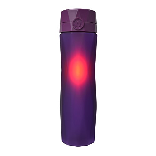 Hidrate Spark 2.0 Smart Water Bottle (Purple) - Tracks Water Intake & Glows to Remind You to Stay...