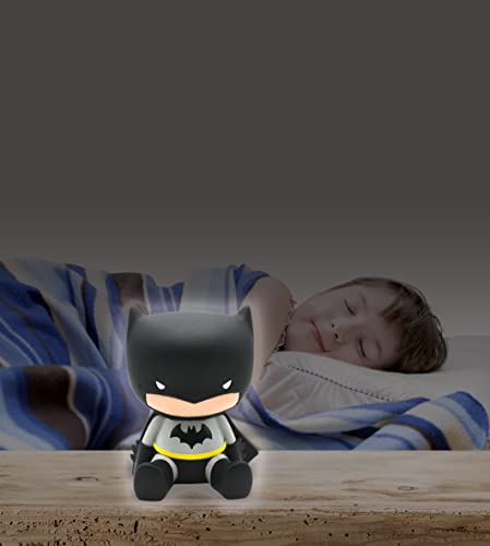 Lexibook - Batman LED-Nachtlicht für Kinder, Farbwechsel, Weiches Licht, Batterien, NLJ01BAT