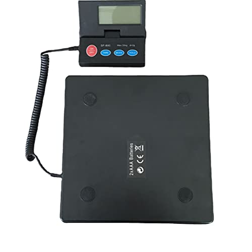 Báscula digital comercial con plataforma de acero inoxidable 50KG miniatura 3