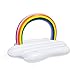 Float Joy Rainbow Floaties for Adults, Rainbow Pool Inflatables, Rainbow Island Floaty, [Pool Party /LGBT Pride]
