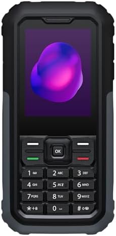 TCL 3189 - Teléfono Móvil 4G Rugerizado IP68 (Resiste Agua y Golpes, tecla SOS, Linterna, conectividad 4G, Cámara 2MP, Batería 2200mAh.) Negro y Gris