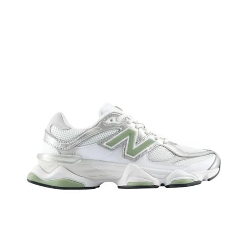 New Balance ABZORB Baskets Unisexes U9060 44,5 EU Blanc Lifestyle Chaussures pour Homme et Femme Baskets épaisses ABZORB Eva Confort Respirant Amortissement