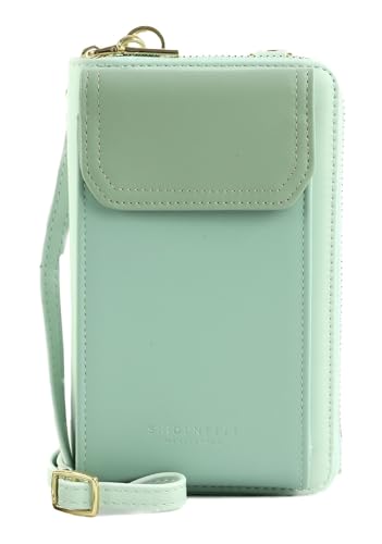 Calla Tricolor Phone Wallet avec bandoulière et porte-carte