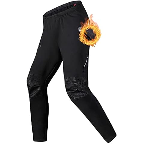 Santic Herren Fahrradhose aus Fleece Cover