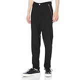 [カペルミュール] サイクリング カジュアルパンツ ユニセックス ストレッチナイロン 脚長パンツ 【パッド着脱システム対応】 ブラック S