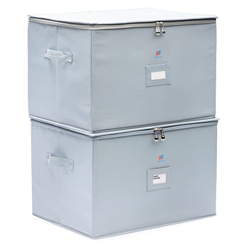 Xx-Large Tall Stemware Wine Glass Storage Container (20X15.5X13.2 In). Fully Padded 12-Large Compartments With Hard Top, Bottom And Sides. For Wine Bottles, Glasses, Flutes Up To 13.2 Inches Tall #TOP7