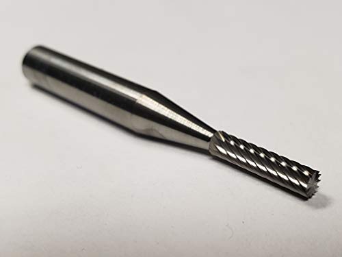 Fresa Carburo Single Cut 1/8" x 1/2" con vástago 1/4" miniatura 3