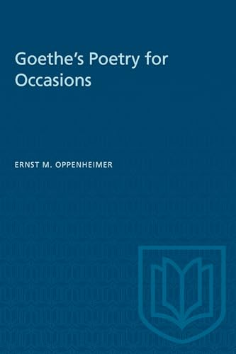 Goethe's Poetry for Occasions (Heritage)