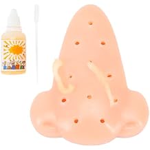 Pimple Popping Stress Relief Simulator Squeeze Acne Blackhead Remover Nose Prop with 30ml Refill Solution Novelty Desk Gadget for Adults Only