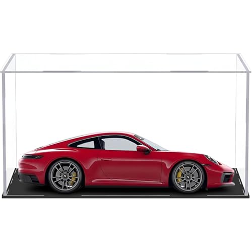 Image of RAPAL Design Big Size 25.4 x 12.7 x 12.7 cm Display case Clear Acrylic Transparent Rectangular Storage Box Self Assemble Collectible Box Alternative Glass Case for Display (10 inchx5 inchx5 inch)