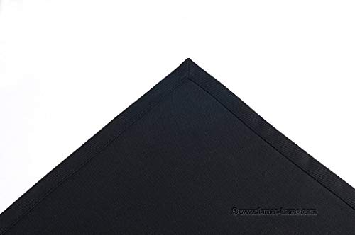 Lemos Home Cotton Placemat Set of 4 - Approx. 46 x 36 cm (Black) Table Set, 46x36 - Image 2