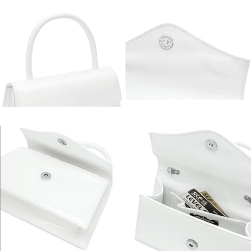 Image of Women's Evening Bag Bridal Party Clutch Purses Cocktail Prom Handbags with Patent Leather