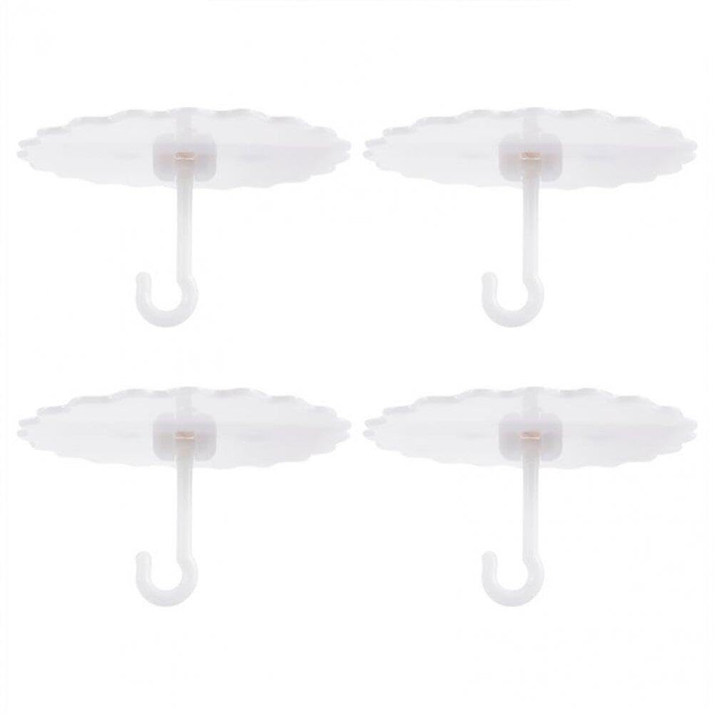 Danlai White Ceiling 4Pcs/Set Mosquito Net Ceiling Hanger Wall Canopy Bed Hook Suspension Bedding Accessories