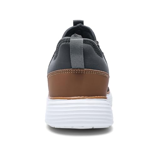 Image of Wearbreeze Men's Business Casual Oxford Sneakers - Lightweight Lace-Up Dress Shoes for Work, Travel & Daily Commute