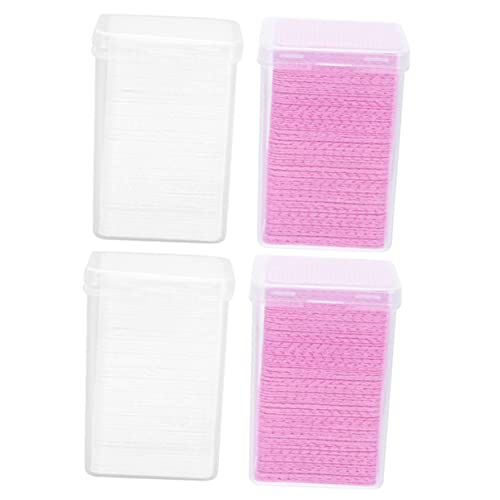 SOESFOUFU Eyelash Extension 800pcs Removal Pads Makeup Remover Cotton Rounds Salon Supply Compact Size Easy to Carry