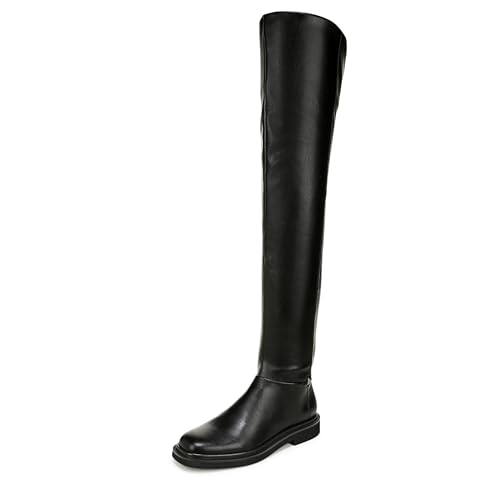 Franco Sarto Womens Angeli Over The Knee Boot Black Stretch 10 M