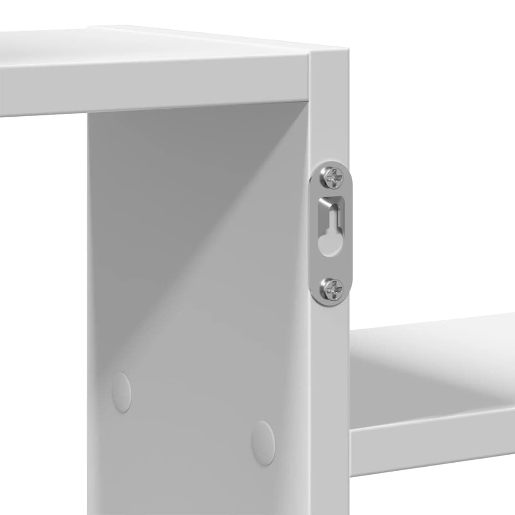 vidaXL Estante de Pared Madera de ingeniería Blanco 104x15x49 cm, Estante Flotante, Estante Flotante de Pared, Estante de exhibición de Pared