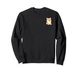 Photo Gallery divertente shiba inu dog in pocket felpa Photo Gallery divertente shiba inu dog in pocket felpa