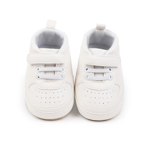 Image of Clowora Unsex Baby Shoes Boys Girls Infant Sneakers Non-Slip Soft Rubber Sole Toddler Crib First Walker Lightweight Shoes