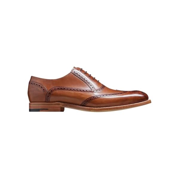 BARKER Valiant Men's Handmade Oxford Derby Shoes - Premium Calf Leather, Goodyear Welted, Hand-Painted Finish, Classic Formal Style - Image 3