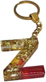 Creative Touch Letter Z Keychain Red - Gold