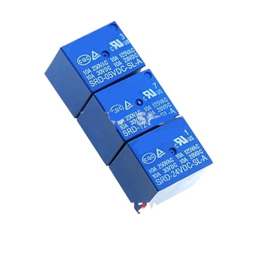 Relais 12VDC SRD-12VDC-SL-A à 4 broches et 10A pour circuit électrique