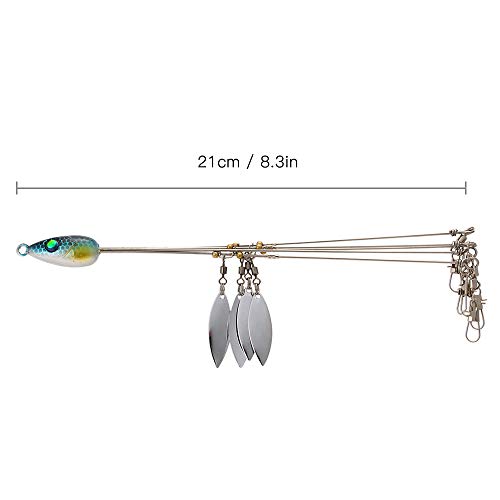 Lixada Esche da Pesca Alabama Rigs Umbrella Esca