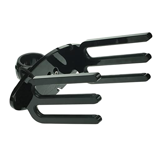 Krypt Towers Origin OWT Wakeboard Tower Racks for Boat, 6061 Aluminum Tines, Kneeboard, Ski, Wakesurf, Sizes 1 3/4, 1 7/8, 2, 2 1/4, 2 3/8, 2 1/2, Polished or Black (Wakeboard Rack Black)