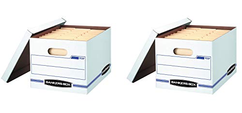 Bankers Box STOR/File Storage Boxes, Standard Set-Up, Lift-Off Lid, Letter/Legal, Value Pack of 30 (0071304) (2 X Pack of 30)
