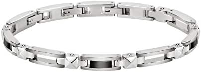 Morellato Bracciale da uomo, Collezione Cross, in Acciaio – SKR57