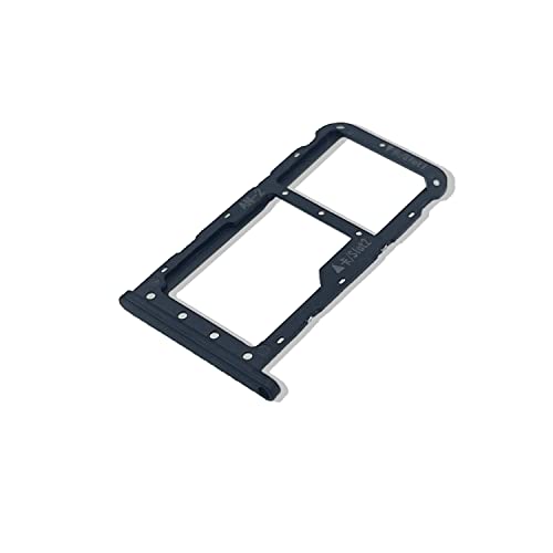 Eonpam Original DUAL SIM Card Slot Tray Holder Replacement for (Huawei P20 Lite) Incl SIM Pin (Black) - Image 2