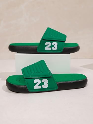 Image of DREAM LAKE Men's Sport Slide Sandals, Flexible Midsole, Casual Beach Slides