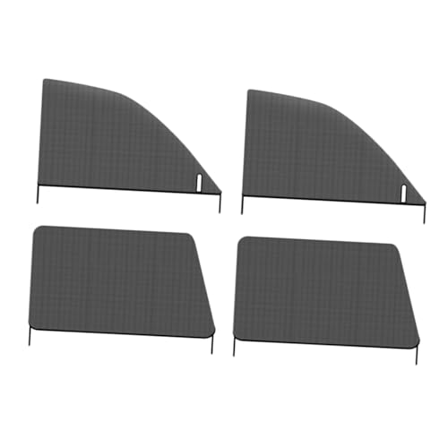 MUSISALY 車用遮光モスキートネット 収納簡単サイド リア窓用日よけカーテン カット網戸 車内快適空間 ペット保護