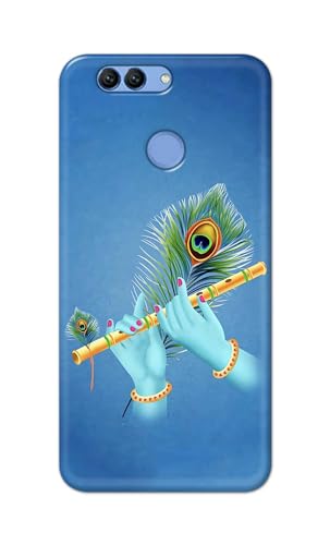 Image of PRINTFIDAA Printed Hard Back Cover Case for Huawei Nova 2 Plus | Huawei Nova 2+ Back Cover (Flute in Krishna Hands) -112