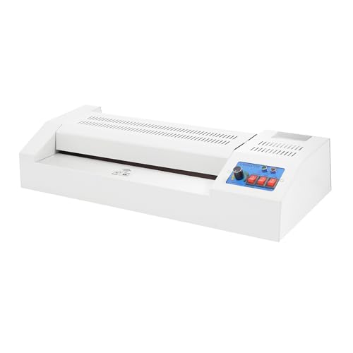 Electric Thermal Laminator Machine, 4 Roller System for Professional Finish Prevents Misfed Items, Hot Cold Film Laminating, A4/A3, 19.7Inch
