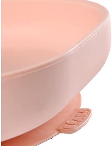 Béaba - Silicone Feeding Suction Plate - for Babies and Children - Pink