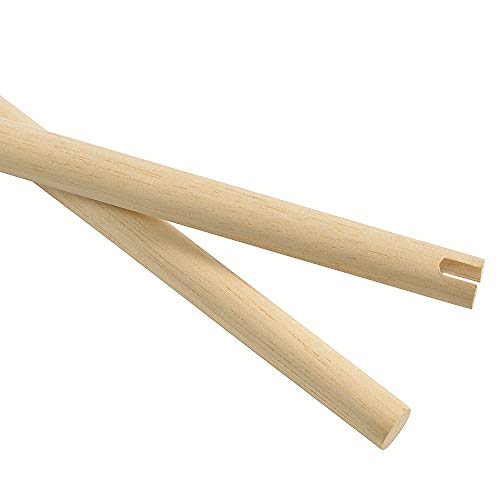 MILAEM Archery 80cm Wood Arrow Shaft 8mm 8.5mm Handmade Wooden Arrow Shafts for DIY Hunting Arrows (8.5mm, 12pcs) - Image 5