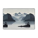 Facile da pulire e mantenere: il nostro tappeto WZYWHJ Minimal Fjord Prints 91,4 x 61 cm è lavabile, resistente all'usura e non perde lanugine, rendendolo un'opzione senza problemi per le famiglie indaffarate. Basta metterlo in lavatrice per una pulizia facile e veloce, assicurando che il tappeto rimanga fresco e nuovo per gli anni a venire.