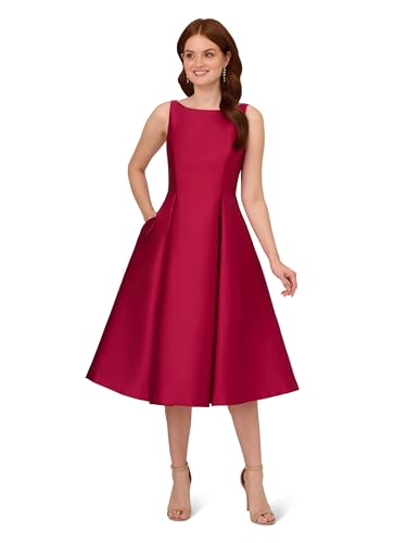 Image of Adrianna Papell Sleeveless Tea Length Dress