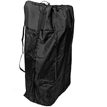 Abaodam Stroller Storage Bag for Airplane Travel with Lockable Drawstring Closure and Double Shoulder Straps Compatible with Most Baby Strollers for Gate Check and Easy Carry