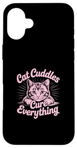 Cat Cuddles Cure Everything �X�}�z�P�[�X iPhone 16 Plus �p