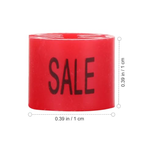 Clips de tamaño rojos de plástico duradero para perchas de ropa comerciales 3