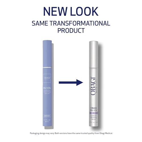 Obagi Medical Obagi Nu-Cil Eyebrow Boosting Serum - Ultimate Eyebrow Growth Serum with Hyaluronic Acid - Dermatologist Approved for Thin, Patchy & Over-Tweezed Eyebrows - Fast Absorbing - 6ml