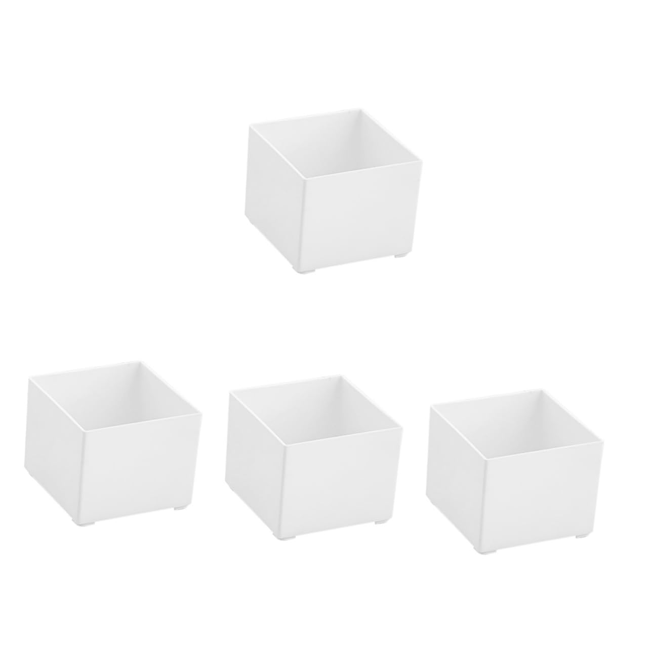 Porte-notes avec rangement de bureau SEWACC, lot de 4 conteneurs pour mémos et crayons