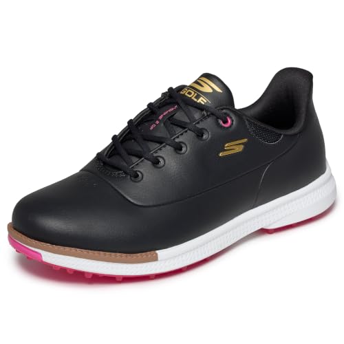 Image of Skechers Women's Jasmine Waterproof Golf Shoe | Golf, Waterproof, ECO FLIGHT Cushioning, GRIPFLEX Outsole, Light Weight, Replaceable Softspikes