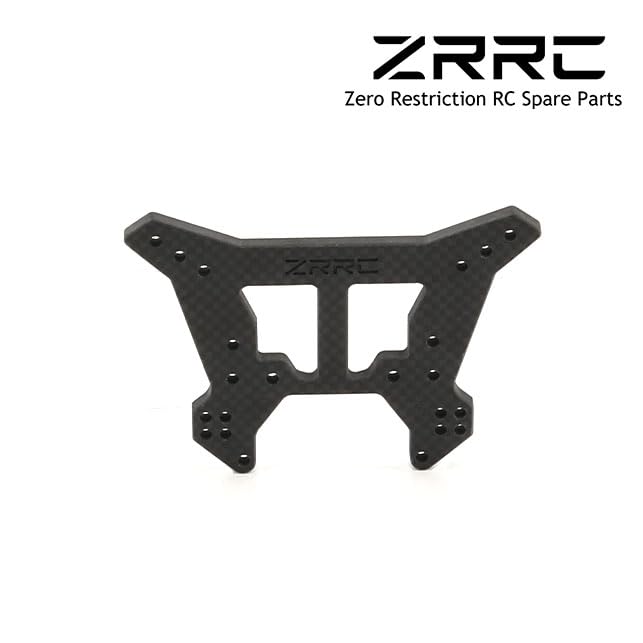 ZRRC Carbon Fiber RC Shock Tower Front Rear for Arrma 1/8 Typhon 6S Buggy Upgrades Only, Replacement Part AR330377 AR330189
