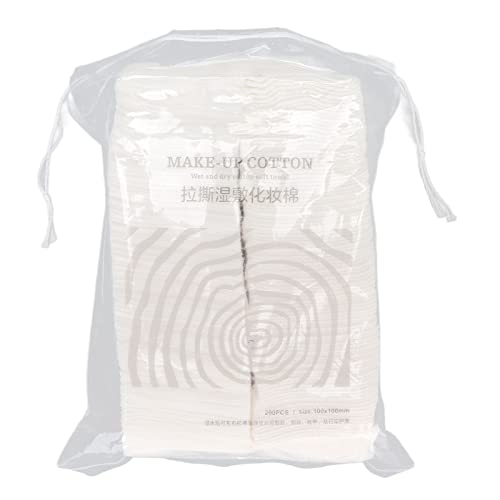 Almohadillas de Algodón para Desmaquillar 200 Uds, Almohadillas Desmaquillantes de Limpieza Facial, Almohadillas de Algodón Puro Suaves Y Amigables con la Piel para el Cuidado de la Piel