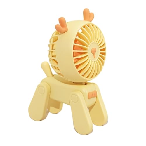 Ventilateur portable USB id&eacute;e cadeau originale d&eacute;co bureau mignon - 2