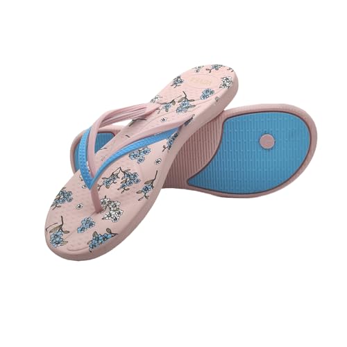 Image of VOVEA Flip Flops For Women Non-Slip Bathroom Shower Shoes Cushion foam Indoor and Outdoor Sandals